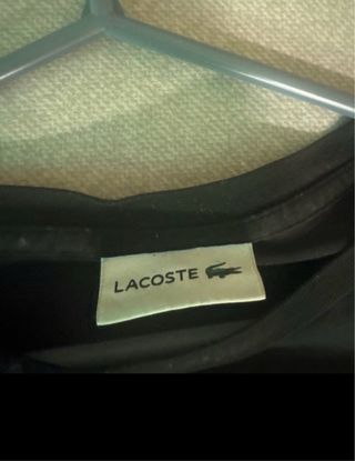 Camiseta Lacoste negra
