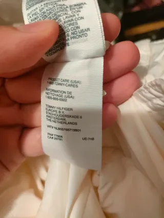Giubbotto Tommy Hilfiger bianco