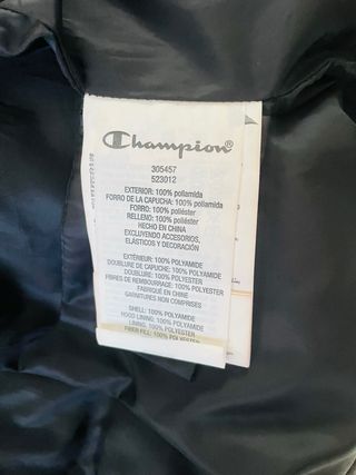 Cazadora Champion niño talla 9-10