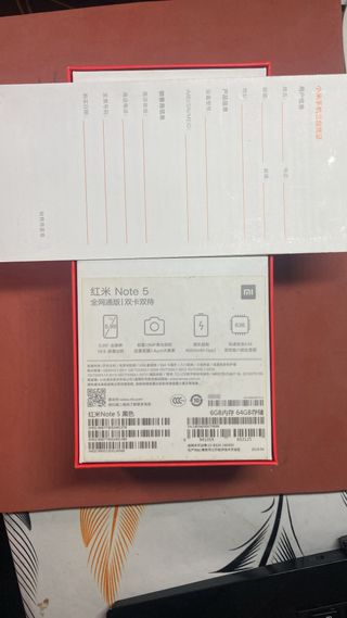 Xiaomi Redmi Note 5 blanco 64gb 4Ram pide reset