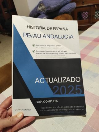 Historia de España PEvAU 2025 – Andalucía: Guía...