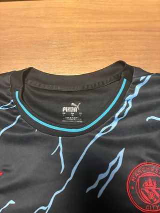 Camiseta Manchester City Puma - Negra/Azul