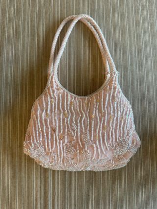 Bolso fiesta rosa palo - ideal eventos
