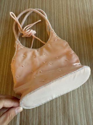 Bolso fiesta rosa palo - ideal eventos
