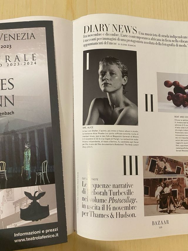 Harper's Bazaar Italia 6 Numeri Mina Rihanna