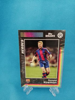 FC Barcelona Koeman Terrace Héroes 
Topps Decades