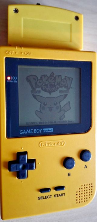 Nintendo Game Boy Pocket giallo + gioco Pokémon