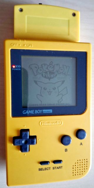 Nintendo Game Boy Pocket giallo + gioco Pokémon