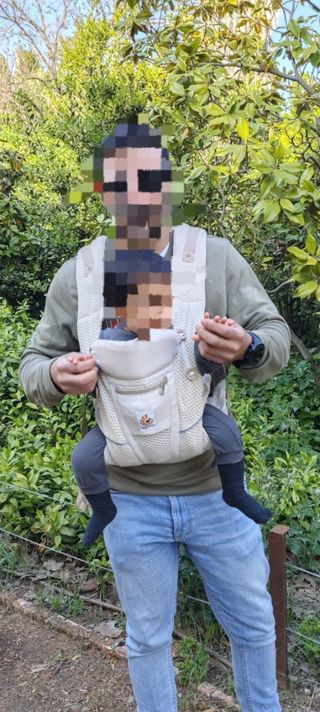Mochila Ergobaby Omni Breeze Beige - Portabebés 