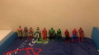 10 Figuras Superhéroes, 5€ cada una.