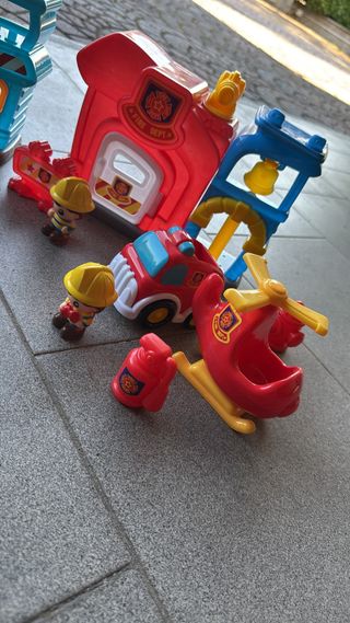Set Gioco Polizia e pompieri: Veicoli & Personaggi