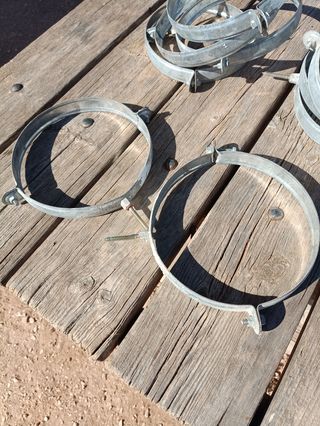 Abrazaderas tubo chimenea 200mm - 14uds