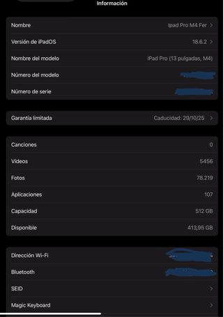 iPad Pro M4 12.9" 512GB magic keyboard Pencil pro
