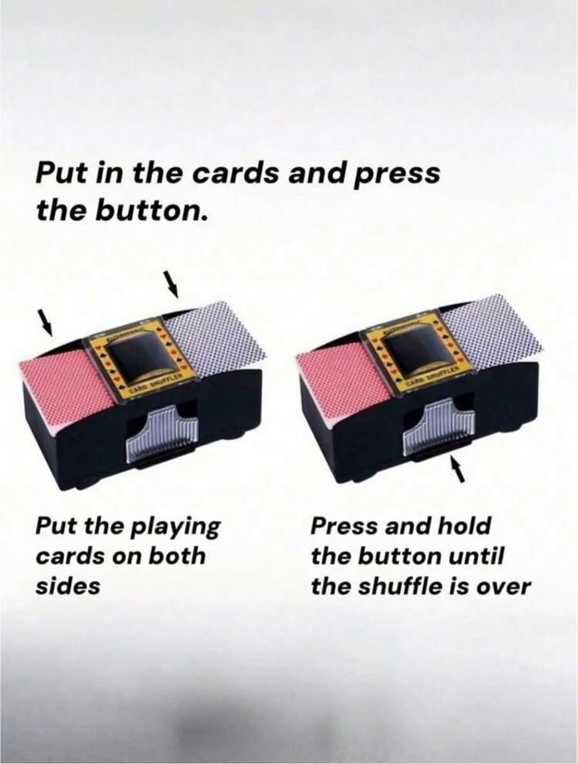 Máquina mezcladora de cartas automática