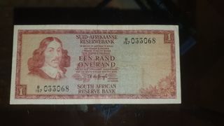 Billete 1 Rand Sudáfrica (1961)