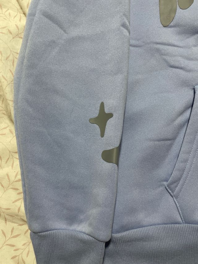 Sudadera azul Eternals con cremallera