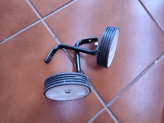 Bicicleta infantil de pedales con ruedines