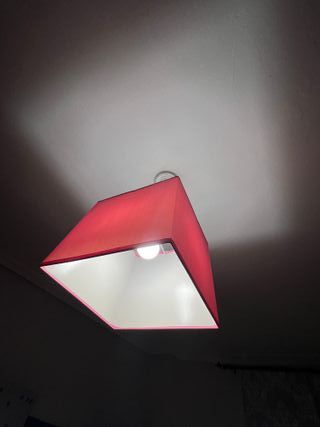 Lámpara techo rosa - moderna