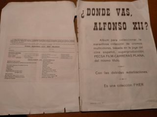 album cromos Donde Vas Alfonso XII