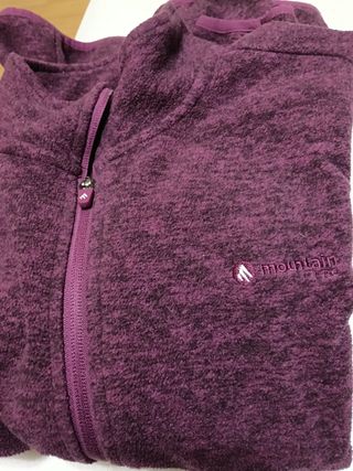 Fleece morado mujer