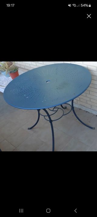 Mesa Terraza Metálica