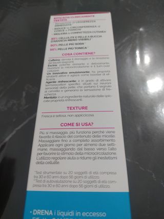 VERALAB Cryo Dren Body Gel - Effetto Freddo