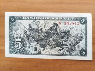 Billete 5 Ptas España 1945