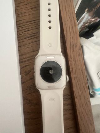 Apple Watch blanco - Correa beige