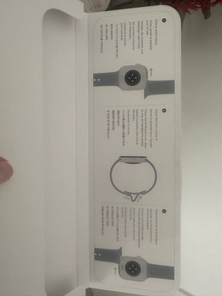 Apple Watch blanco - Correa beige