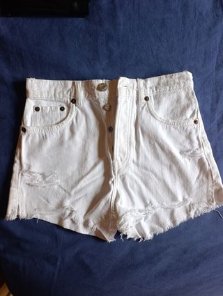 Shorts Zara blancos mujer