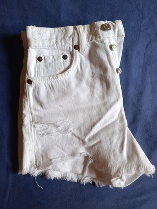 Shorts Zara blancos mujer