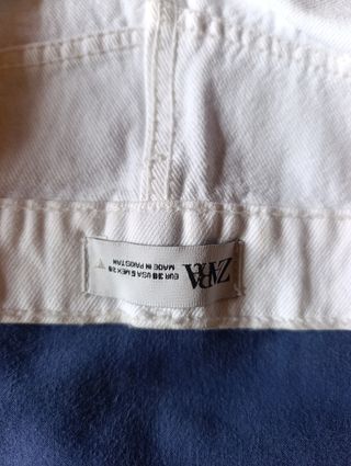 Shorts Zara blancos mujer