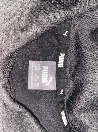 Felpa Puma nera con cappuccio