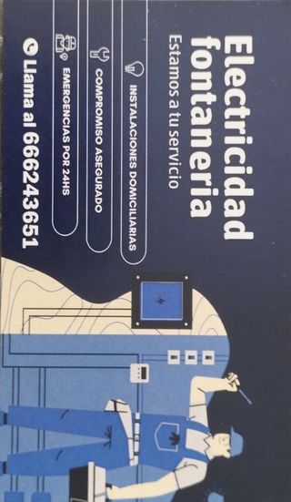 Electricidad y fontanería 
666243651