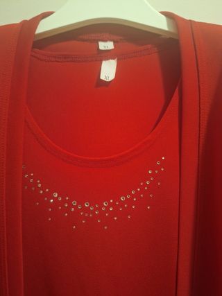Conjunto rojo - Talla XL