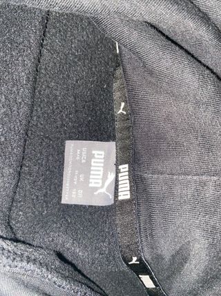 Felpa Puma nera con cappuccio