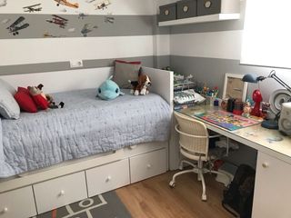Cama nido con cajones - Blanca
