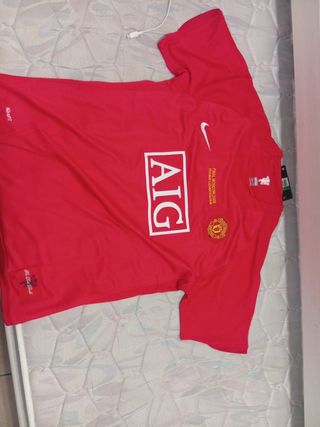 Camiseta Manchester United 2008 - AIG