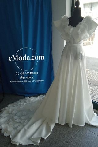 Vestido Noiva - Renda - Branco