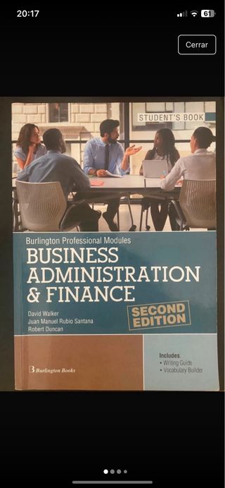 Libros Grado Superior de Administración y finanzas