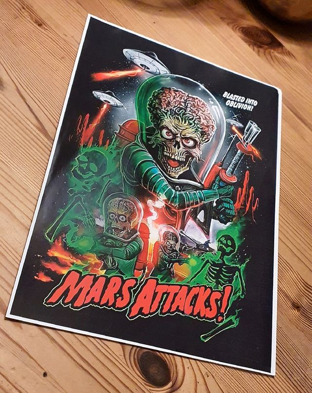 Póster Mars Attacks!