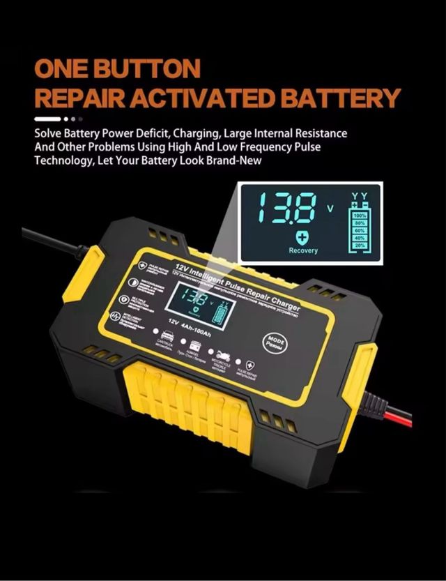 Cargador Pulso Inteligente 12V