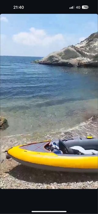 Kayak inflable ligero