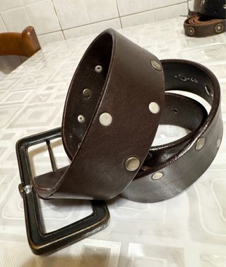 Cinturone vintage marrone