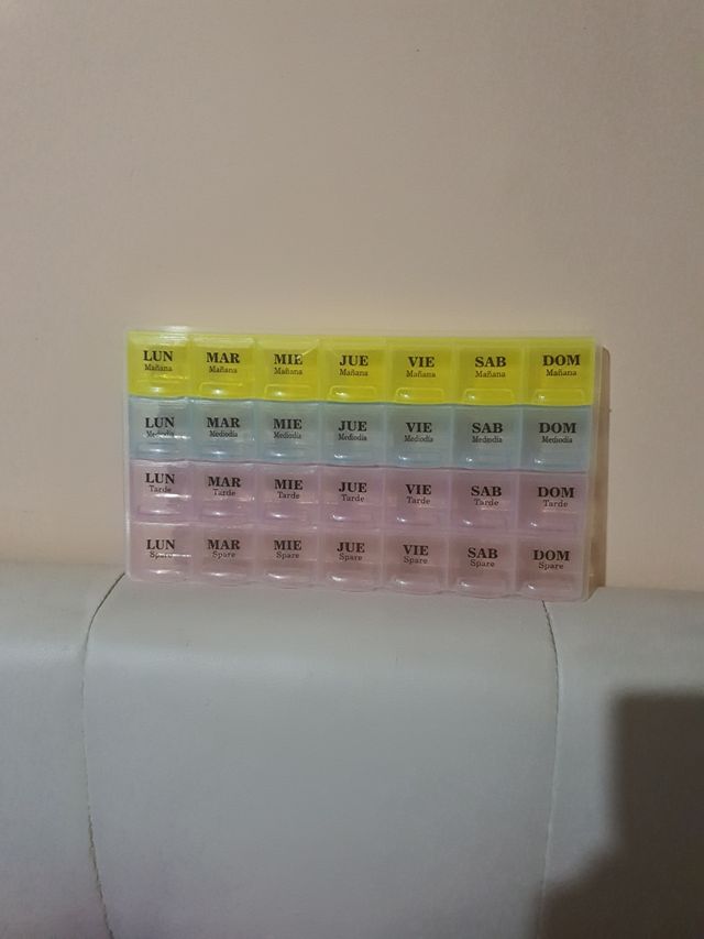 Pastillero 4 semanas / 4 tomas dia