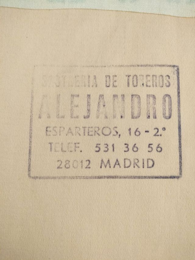 Capote Torero sastrería Alejandro