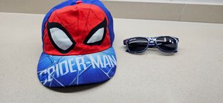 Gorra y gafas Spiderman
