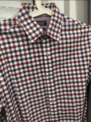 Camisa Zara cuadros hombre S-M