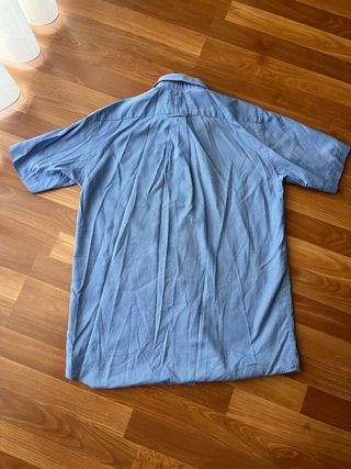 Camisa Lacoste azul - manga curta