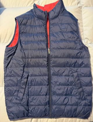 Gilet Kappa blu e rosso